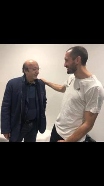 Luciano Moggi e Giorgio Chiellini